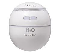 Kznifmk 120ML Space Ball Marquee Tazza Colorata Umidificatore USB Tumbler Diffusore di Mini Umidificatore D'Aria con Luce un LED, Bianca