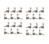 Kznifmk 12L12R 24Pcs 1:18 Chitarra String Tuning Pegs Tuner Machine Heads Manopole Tuning Keys per Chitarra Acustica o Elettrica
