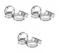 Kznifmk 12X Anelli Da Crostata Doppi Laminati, Anelli Da Muffin Inglesi Set di Anelli Professionali