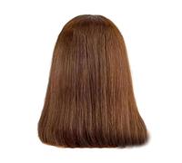 Kznifmk 14 pollici - Parrucca capelli pizzo parrucca diritta sintetica parrucca capelli per parrucca