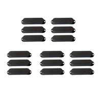 Kznifmk 15X Nero Coperchio Pickup Singolo Bobinaggio Coperture di Pick-up Sigillate