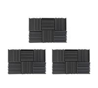 Kznifmk 18 Pezzi Pannello Acustico nel Schiuma di Assorbimento Studio Absorbber un Banda Larga Periodica Della Scanalatura