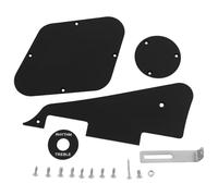Kznifmk 1Set Pickguard Nero/Cavità/Coperture Interruttore/Piastra di SeLezione Microfono/Supporto/Vite per Stile Chitarra LP