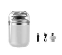 Kznifmk 2 in 1 rasoio elettrico portatile e rasoio a setole di naso. Rasoio elettrico ricaricabile e conveniente per il viaggio.