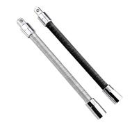 Kznifmk 2 pezzi 1/2" asta di estensione del manicotto da 12,5 mm. Asta di collegamento elastica, asta di collegamento universale, asta di rinforzo flessibile. e facile da usare.