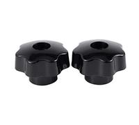 Kznifmk 2 Pezzi M10 Dadi una Filettatura 50 Mm in Plastica Stella Testa di Serraggio Maniglia di Serraggio