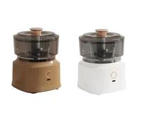 Kznifmk 2 Pezzi Schiaccia Aglio Elettrico Frantoio Mini Cucina Automatica Staccabile 350 Ml Ricarica USB A