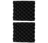 Kznifmk 2 x 25 x 5 cm schiuma di isolamento acustico Cassa ' Schiuma acustica da studio Trattamento