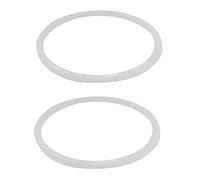 Kznifmk 2 x 26 cm Anello di tenuta interno Od gomma per pentola a pressione, colore: bianco