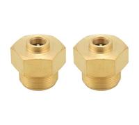 Kznifmk 2 x Adattatore di Ricarica di Gas Esterna Stufa da Convertitore di Stufa a Cilindro di Gas Accessori per Adattatore di Ricarica Gas MAPP