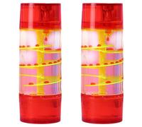 Kznifmk 2 x clessidra colonna centrale vassoio girevole goccia clessidra gelatina colore tempo libero Daze perdita di deCor