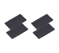 Kznifmk 2 x Cuscino in Gomma Antideflante per Grande Cassa Proteggi-Pedali Batteria Jazz, Pad Pedale Grande Cassa Parte Strumento Percussione