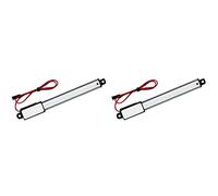 Kznifmk 2 x DC 12 V impermeabile IP54 Mini attuatore lineare 100 mm motore lineare elettrico aprifinestra 30 mm/S velocità