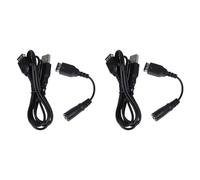 Kznifmk 2 x di Caricabatterie e 3,5 mm per Cuffie Auricolare Jack Adattatore per Gameboy Advance SP