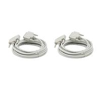 Kznifmk 2 x di Estensione 25 Pin M a Foro F, DB25 - di Estensione per Stampante Parallela (25 Pin a 1,5 Metro)