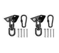Kznifmk 2 x Gancio da soffitto per sedia a sospensione a 360 ° Rotazione Swing Hanger 450 KG Swing Gancio di sospensione per borsa, amaca, Yoga, ecc.