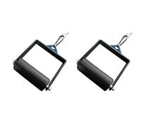Kznifmk 2 x Gym LAT Pull Down Puleggia Macchina Maniglia Fissaggio Fitness Braccio di Lotta Allenamento Deadlift D Forma Maniglia-6 cm