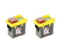 Kznifmk 2 x Interruttore di Sicurezza Universale Kjd6 5E4 250 V 6 A: Elettromagnetico Impermeabile, Interruttore Strumento contro i tagli di corrente, Pulsante di Avvio