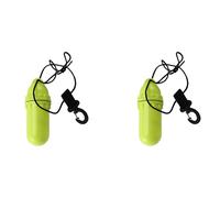 Kznifmk 2 x Kayak Immersione Scatola Asciugatrice Immersione in Apnea Scatola Asciugatrice Cilindrica Impermeabile con Clip con Moschettone e Corda Sospesa