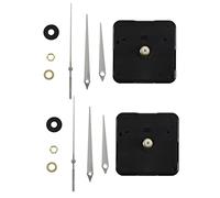 Kznifmk 2 x meccanismo di orologio ad alta coppia fai da te, spessore del quadrante da 3/10 pollici ()