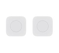 Kznifmk 2 x Mini interruttore Tuya Zigbee senza un tasto pulsante, scena di controllo del telecomando intelligente automazione domestica