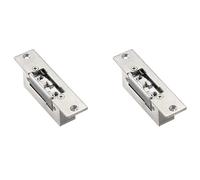 Kznifmk 2 x Porta Elettrica con Linguetta di Bloccaggio Regolabile Porta di Bloccaggio A Intrattenimento Elettrico SeCurizzato Doppia Modalità di Sblocco Sistema di Controllo Accessi NC/NO 12V