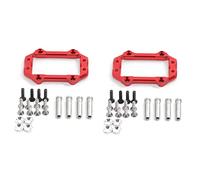 Kznifmk 2 x Set di Supporto Servo Sterzo Metallo per ARRMA 1/8 KRATON 6S Outcast Senton Talion Ricambi di Aggiornamento Auto Telecomando, 1