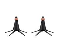 Kznifmk 2 x Supporto per Clarinetto Supporto per Clarinetto in Metallo a 5 Piedi Accessorio di Supporto per Clarinetto Portatile per Clarinetto A