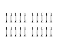 Kznifmk 20 Pennino universale a disco trasparente con schermo capacitivo e penna tattile di ricambio per punta di disegno, scrittura, punta a matita, testa