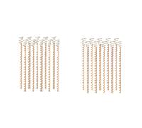 Kznifmk 20 Pezzi Piani Elettrodomestici Piante Antenne Bobina di Rame 12 Pollici da Giardino Piantare Elettronica per Orto