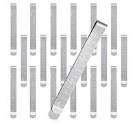 Kznifmk 20 Pinze da cucire in acciaio , strumento per orli in metallo, pinze da cucire da 7,6 cm con misure