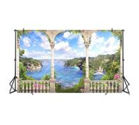Kznifmk 210 x 150 cm, foto di gruppo, stile europeo, paesaggio portatile, festa di raccolta fotografia, sfondo, C, facile da usare