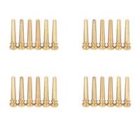 Kznifmk 24 Pezzi in Folk Chitarra Acustica Ponte Ponte Pin Peg Nail Metal