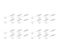 Kznifmk 24 x Vasetto Caldo Scolapasta Cucchiaio in Acciaio Vasetto Caldo Colino Cucchiaio Scolapasta Asiatico Mestolo con Manico