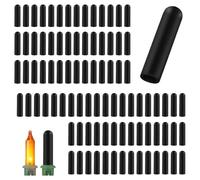 Kznifmk 240 pezzi di copertine antibagliore per ghirlande luminose, in silicone per ghirlande luminose a LED di Natale, diametro 0,5 cm