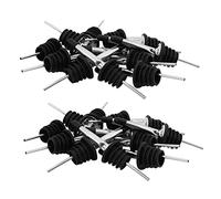 Kznifmk 24PZ in Acciaio Bottiglia Velocita' Versatori Olio D'Oliva Vino Versatore con Tappi Parapolvere in Gomma