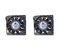 Kznifmk 2PZ 5000 RPM 120X120X38Mm Ventola di Raffreddamento della CPU Connettore Un 4 Pin 12V/4.8A Ventole di Raffreddamento della CPU del Computer per Antminer Bitmain S7 S9