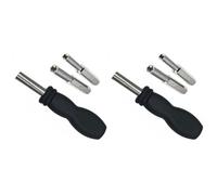 Kznifmk 2Set 4.5mm E 3.8mm Cacciavite Strumento Bit di Sicurezza per Snes N64 Gamebit
