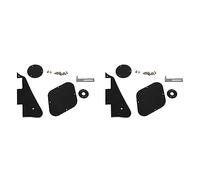 Kznifmk 2Set Pickguard Nero/Cavità/Coperture Interruttore/Piastra di Selezione Microfono/Supporto/Vite per Stile Chitarra LP