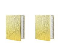 Kznifmk 2X 216 Colori Nail Tips Display Book DIY Nail Art Che Mostra Scaffale Gel Color Card Chart Pittura Display Board Gold