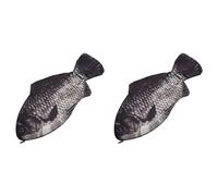 Kznifmk 2X Astuccio un Forma di Pesce Novità Borsa per Penne un Forma di Pesce Astuccio Divertente Borsa per Penne un Forma di Pesce