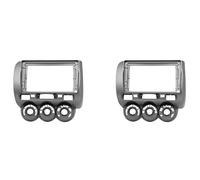 Kznifmk 2X Auto 9 Pollici 2Din Stereo Audio Fascia Audio DVD Pannello Ruota Sinistra per Fit City Jazz 2006