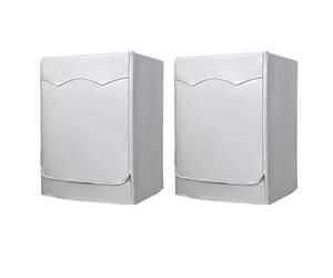 Kznifmk 2X Coperchio per Lavatrice, Coperchio Lavatrice/Asciugatrice per Caricamento Frontale Impermeabile Antipolvere