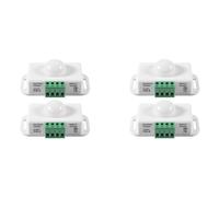 Kznifmk 2X DC 12V/24V 8A Corpo Infrarosso PIR Sensore di Movimento Interruttore LED Striscia Automatica, Sensore PIR LED Interruttore Rilevatore di Movimento