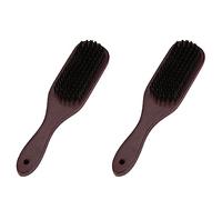 Kznifmk 2X Fade Brush Pettine Forbici per Pulizia Spazzole Barber Shop Skin Fade Vintage Oil Head Forma Dei Capelli Intaglio Strumenti per la Pulizia Della