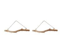 Kznifmk 2X Gancio nel Legno Gancio per Legni Alla Deriva Forniture per Decorazioni Vintage Supporto per Grucce per Rami Facile da Usare per L' di Piccoli Oggetti da Ingresso