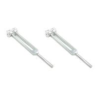 Kznifmk 2X Il Diapason Nel Lega di Alluminio 128Hz Può Essere Utilizzato per Regali di Raccolta 'Orecchio, Lavorazione di Alta Qualità E Lusso