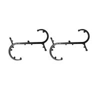 Kznifmk 2X Multifunzionale Portatile Massaggiatore Punto Muscolo Sanguino Massaggio Bastone Spalla e Collo Indietro Auto-Massaggio Strumento Fitness Nero