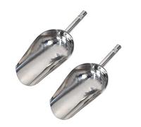 Kznifmk 2X Pala Te' Tramoggia Scala Inossidabile Ghiaccio Caffe' Spezie