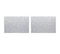 Kznifmk 2X PVC 3 Pieghe con Materiale di Pickguard per Chitarra Basso Foglio DIY Non Tagliato 16.9X11.4X0.09 Po, Bianco Perla